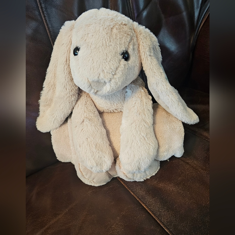 Cuddly Soft Baby Blanket and Plush Bunny Bundle NWT